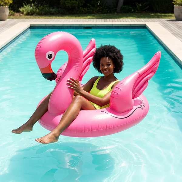 Inflatable flamingo Pool Float for Kids
