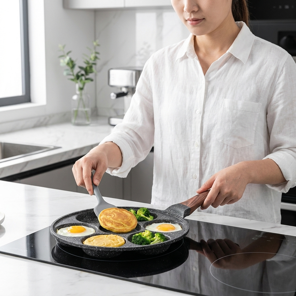 Non Stick Round Smiling Face Baking Pan