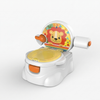 Childrens Potty Training Toilet with Backrest featuring a lion design and practical features for easy use.