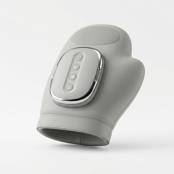 Cordless Heated Hand Massager designed for soothing tired hands with compression and heat functions.