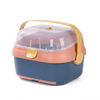 Portable Baby Bottle Drying Rack & Storage Organizer Box