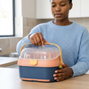 Portable Baby Bottle Drying Rack & Storage Organizer Box