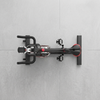 Indoor Spin Bike with Digital Display & Flywheel top view showcasing sturdy frame and dual-handlebar setup.