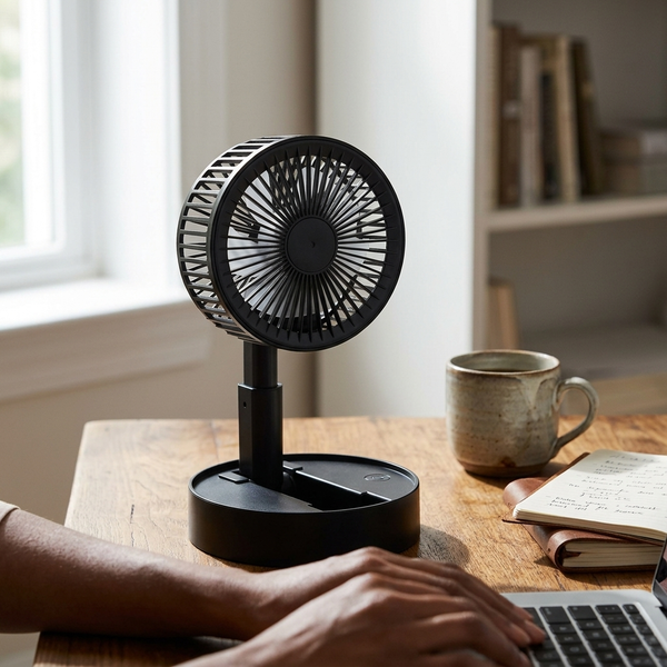 Portable And Adjustable Mini Handheld Desk Fan