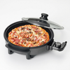 1500w Electric Pizza Pan with Glass