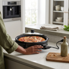 1500w Electric Pizza Pan with Glass