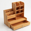 Wooden Desk Organizer Multifunctional Office Stationary Storage Holder