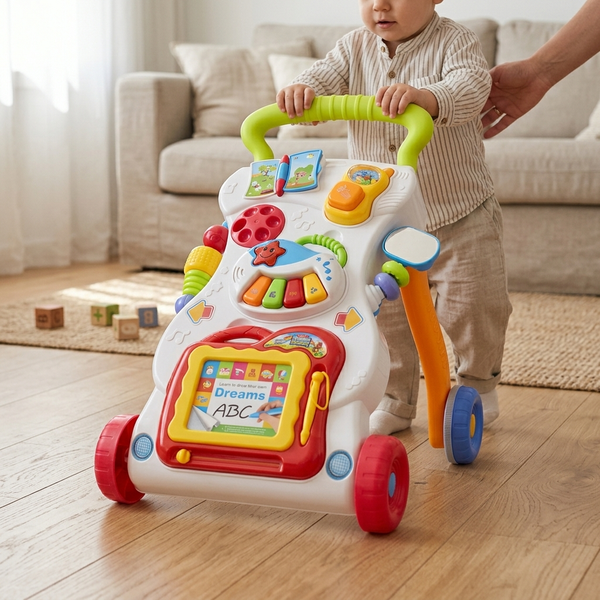 Musical Baby Walker with Interactive Buttons