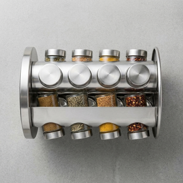 16 Jars Rotating Spice Carousel