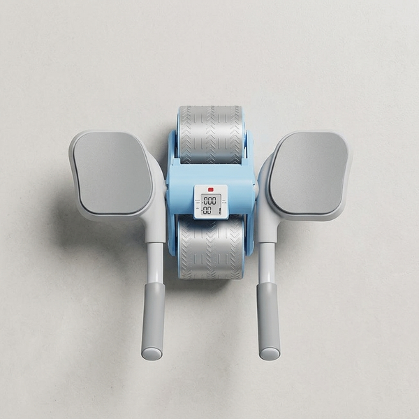Abdominal Silence Ab Roller Exercise Wheel With Timing