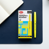 12 pcs 3mm Premium Single Colour Highlighters Yellow