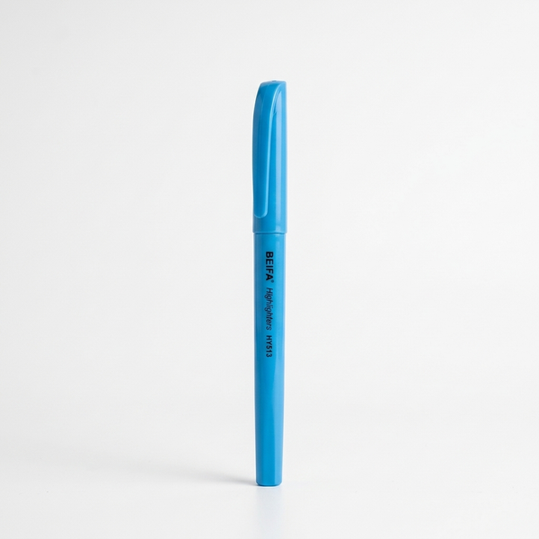 12 pcs 3mm Premium Single Colour Highlighters Blue