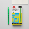 Pack of 12 Vivid Same Colour Highlighters Green