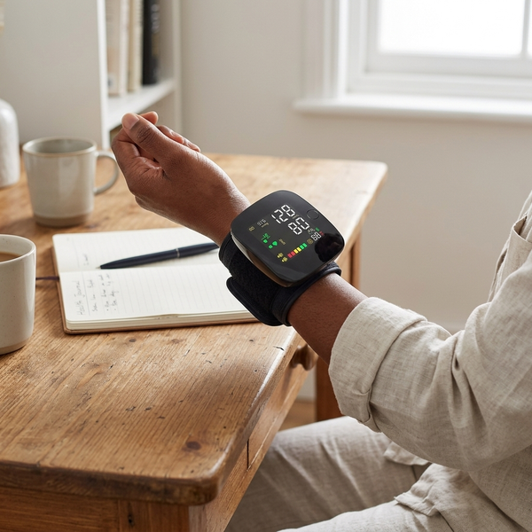 Rechargeable Voice Control Smart Electronic Wrist BP Monitor