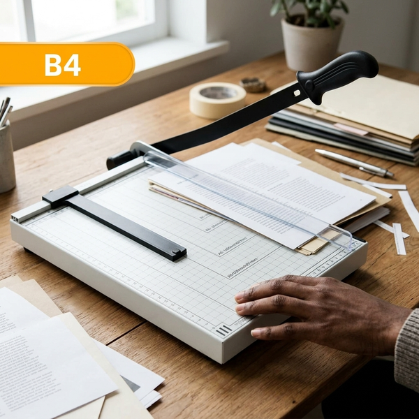 Manual Paper Cutter Straight Cut for B4 Paper