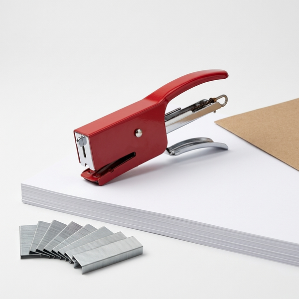 Handheld Metal Plier Stapler Office Desk Accessory