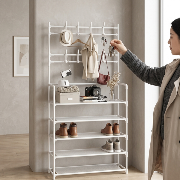 5 Tier Shoe and Clothes Rack