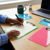 A5 Flat Clip Writing Board – Solid Colour Design
