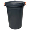 23L Heavy Duty Plastic Bin with Lid ideal for organizing garage, kitchen, or workshop supplies.
