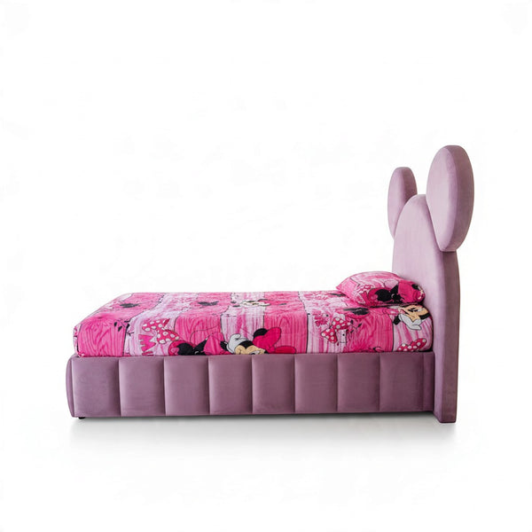 Single Bed Frame and Base set with Character Ear Headboard