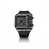 Dual-Movement Square Oversized Sports Watch