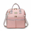Convertible Canvas Diaper Bag Backpack with Shoulder Strap