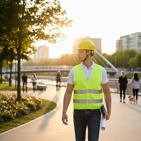 Reflective Safety Vest Construction Clothing