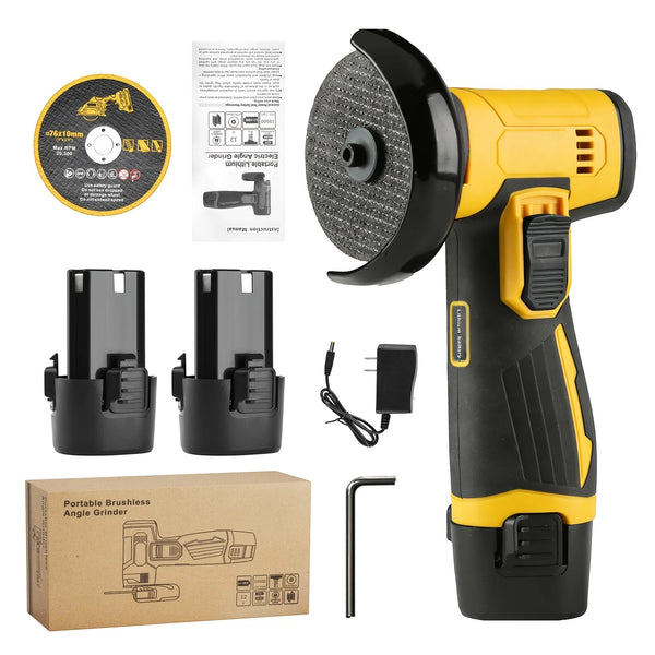 19500RPM Mini Angle Grinder Tool Bench Polisher 4.5 Inch