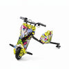 36V 3-Wheel Electric Drifting Trike featuring a vibrant graffiti design, perfect for adventurous riders.
