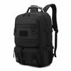 Multi-Compartment Backpack & Laptop Bag in sleek black design with multiple pockets for storage.