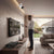 5MP 4-Channel NVR PoE Security Camera Kit installation in modern home with user monitoring.