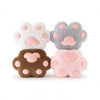European Mink Bear Paw Pillow