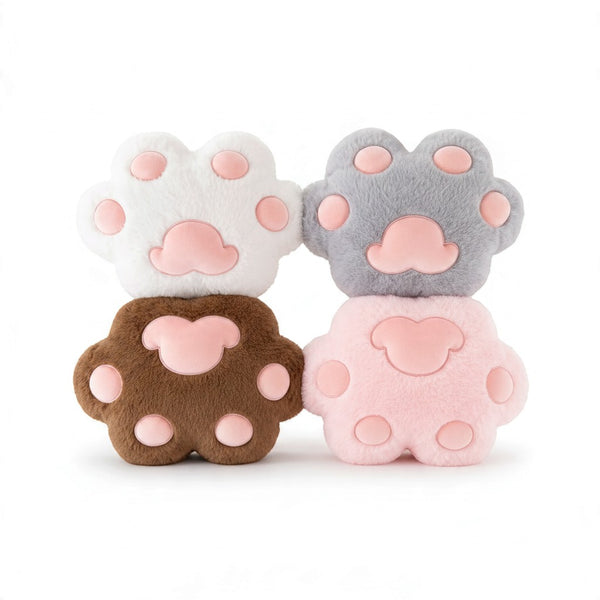 European Mink Bear Paw Pillow