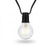 Outdoor Solar-Powered G40 LED Globe String Lights