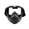 Tactical Motorcycle and Sports Face Mask with Goggles