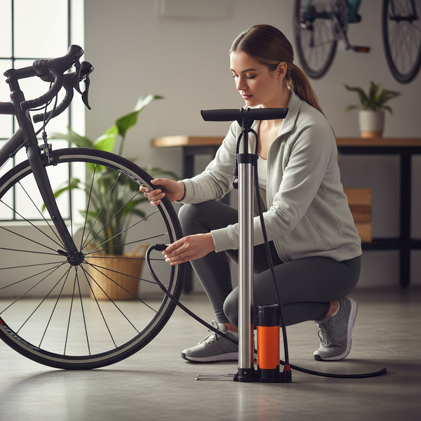 Bicycle Pump with Stainless Steel Pipe