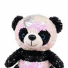 Sequin Panda Plush Toy featuring colorful sequin detailing and a cute panda design.