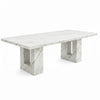 Modern Marble-Style Dining Table