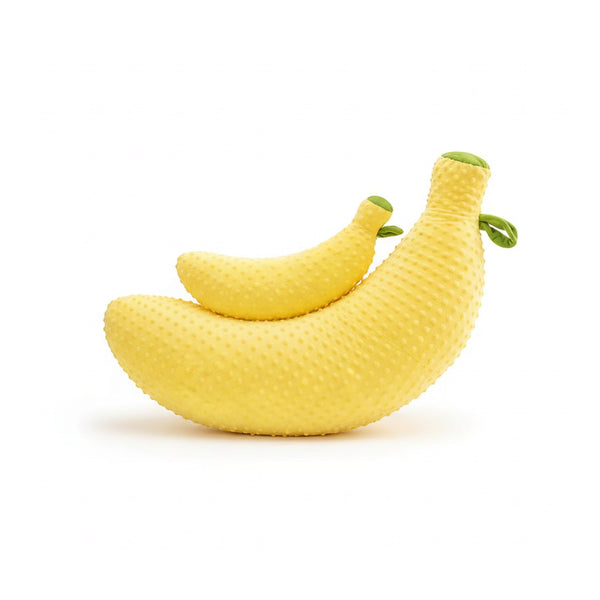 50cm Bean Plush Banana, a soft and playful yellow plush banana, perfect for decor and cuddling.