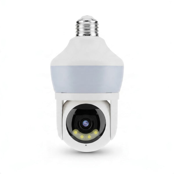 E27 Light Bulb Smart Pan-Tilt Security Camera