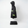 One Size Rain Coat with Reflective Strips