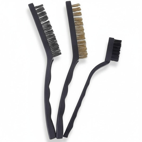 3 Heavy Duty Wire Brush Set