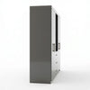 Multi-Door Bedroom Wardrobe with Built-In Central Mirror side view showing drawers and sleek design.
