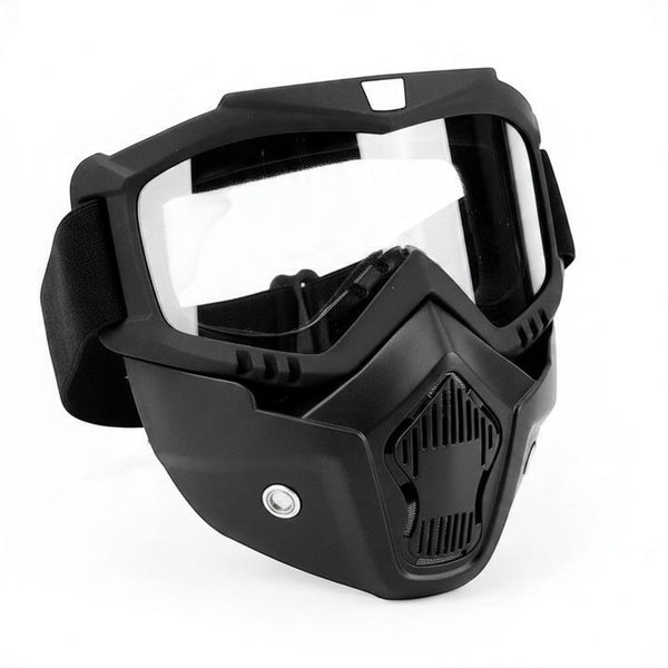 Tactical Motorcycle and Sports Face Mask with Goggles