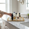 Gold Mirror Tray Medium Size