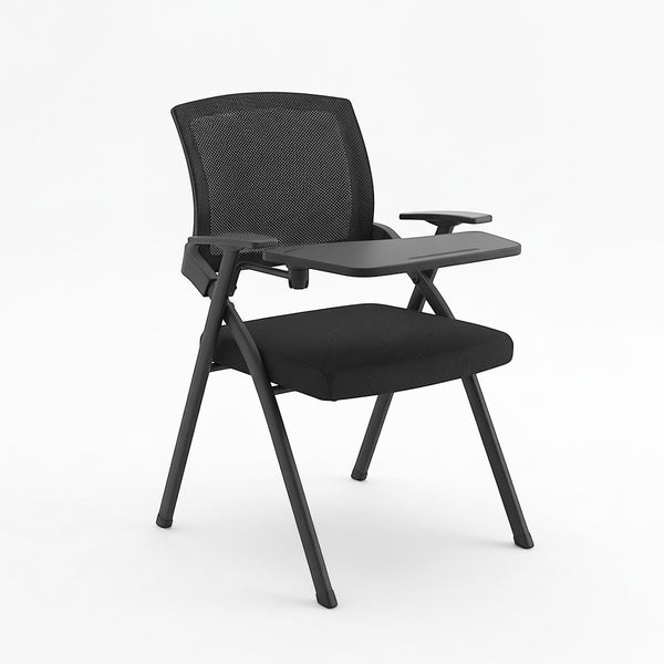 Ergonomic Mesh Training Chair with Folding Writing Tablet