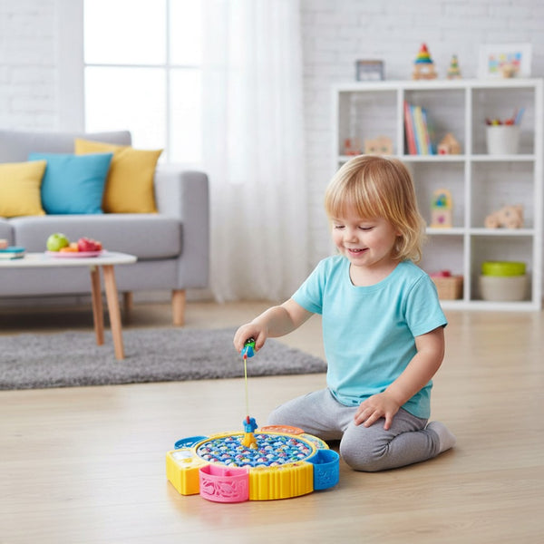 Rotating Electric Magnetic Fishing Game Toy