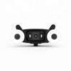 3-in-1 Smart Outdoor Floodlight Security Camera Unit with LED lights and camera lens for enhanced surveillance.