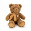 65cm Plush Teddy Bear with a brown fluffy body and bow, perfect for gifting and cuddling.