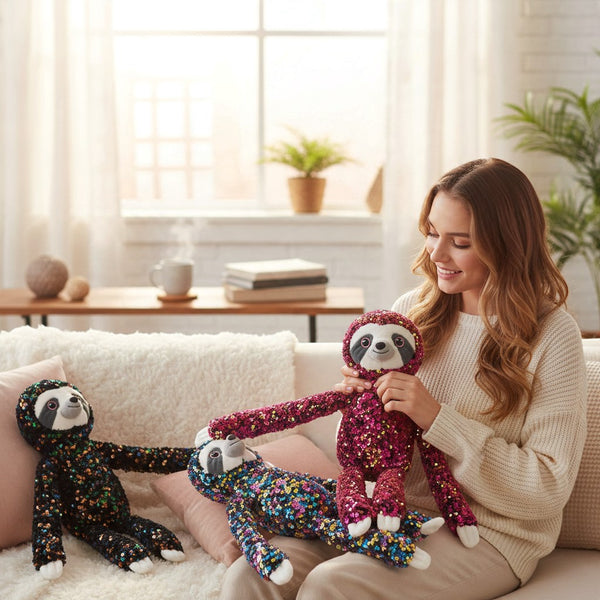 Sequin Sloth Toy
